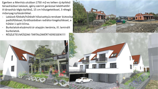 Eladó ingatlan, Eger